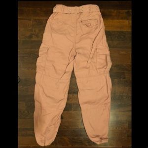 topshop pink cargo pants